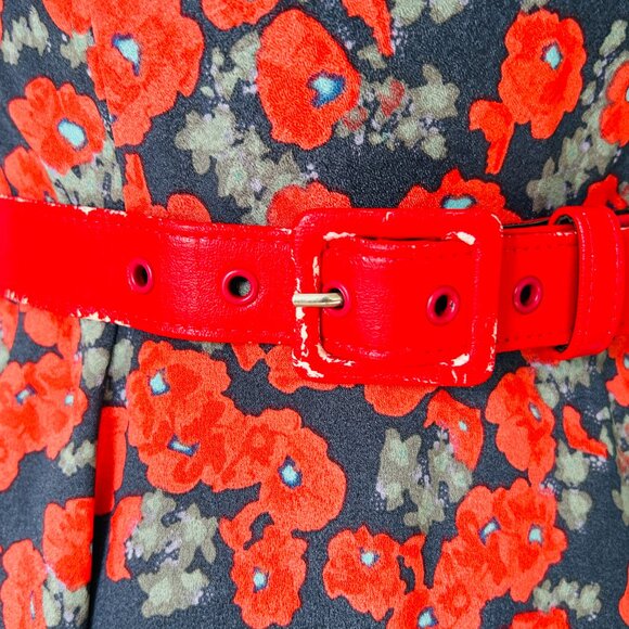 NEW with TAGS Eva Franco Zinta Dress in Red Poppy (size 2) - Picture 4 of 15